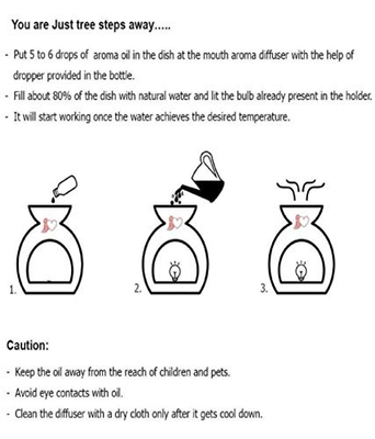 RAJ ROYAL Black Oval Shaped Ceramic Electric Aroma Diffuser Essential Oil Burner Air Freshener for Home SPA Office Decor (15 x 12 cm, )